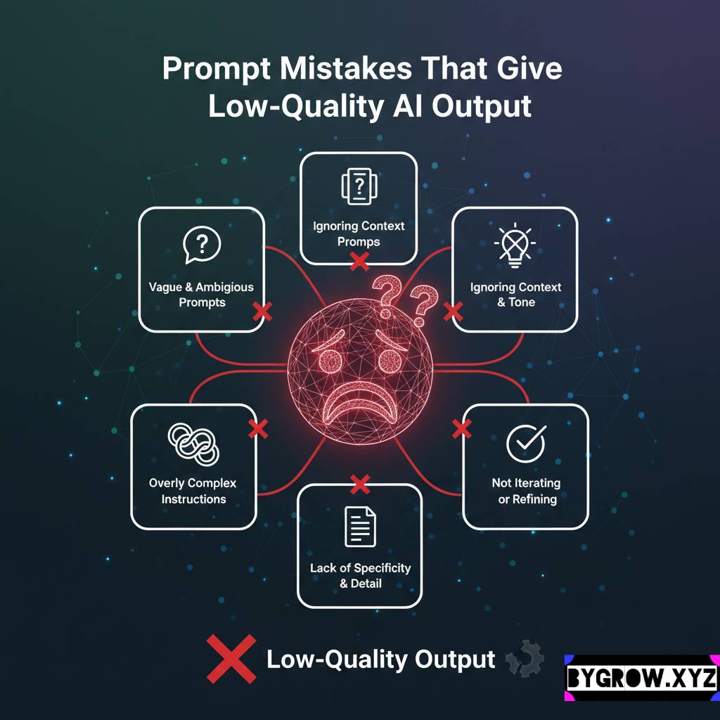 prompt mistakes for low output